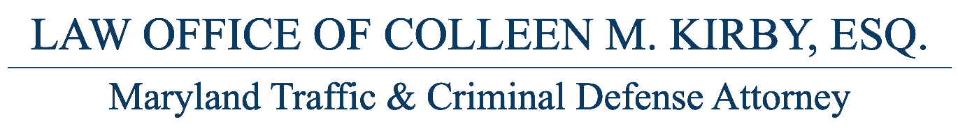 Law Office Of Colleen M. Kirby, Esq. | Maryland Traffic & Criminal Defense Attorney